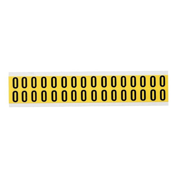 Brady LetterLabel,Vinyl,3/4inH,5/8inW,PK32 3420-O
