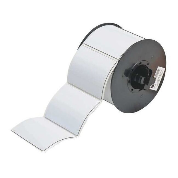 Brady Pre-Cut Label Stock Roll, White, Gloss B30EP-177-593-WT