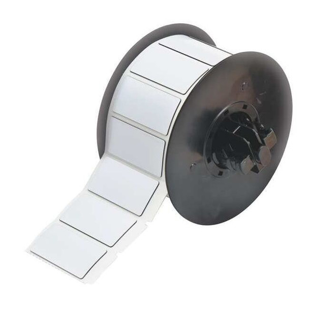 Brady Pre-Cut Label Stock Roll, White, Gloss B30EP-173-593-WT