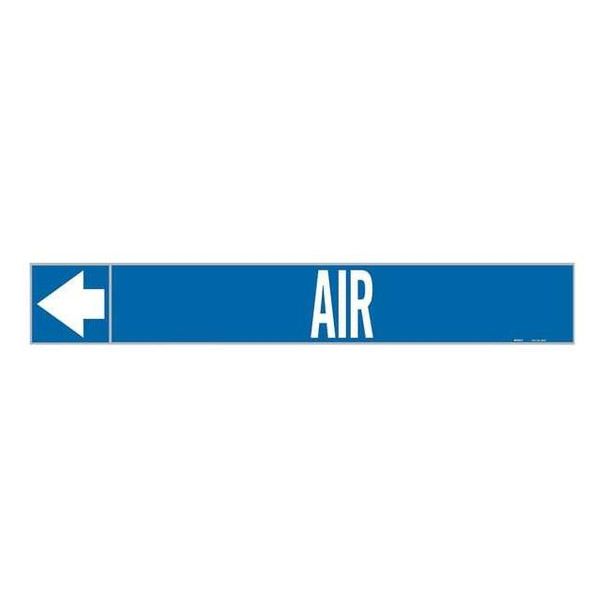 Brady Pipe Marker,Air,1 In.H 20401