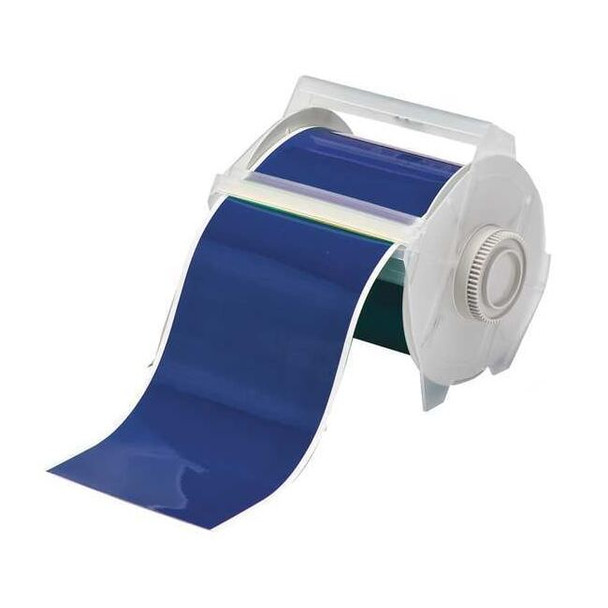 Brady Label Tape Cartridge, Blue, Labels/Roll: Continuous 113127