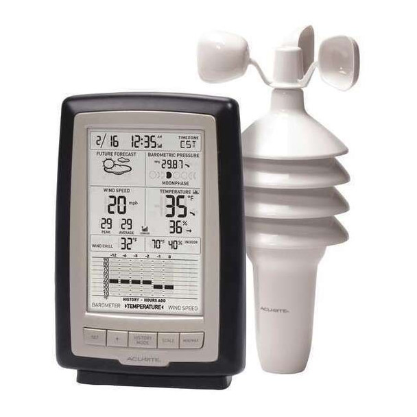 Acurite WirelessStation,B&WLCD,AcuRiteNotos 00638A4