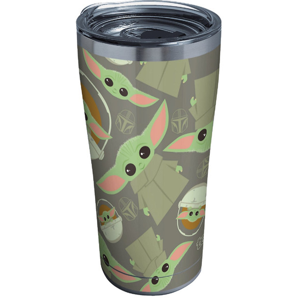 Tervis Mandalorian 20 Oz. Child Pattern Stainless Steel Tumbler with Slider Lid Tervis Mandalorian 20 Oz. Child Pattern Stainless Steel Tumbler with Slider Lid