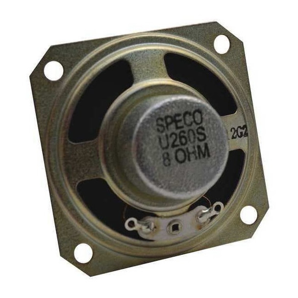 Speco Technologies Speaker,0.1 lb.,92dB,Paper Woofer U260SX