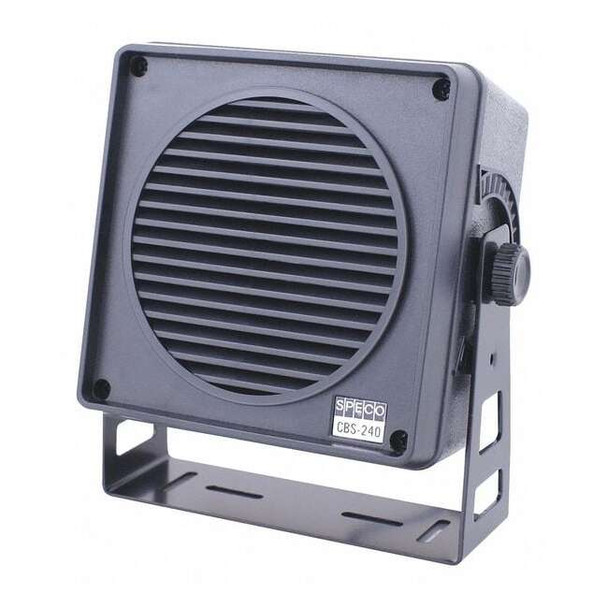 Speco Technologies Speaker,1.2 lb.,Black,88dB CBS240
