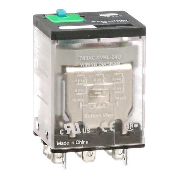 Socket, General Purpose Relay, Square, 15 A, 11 Pins, Faston Connector