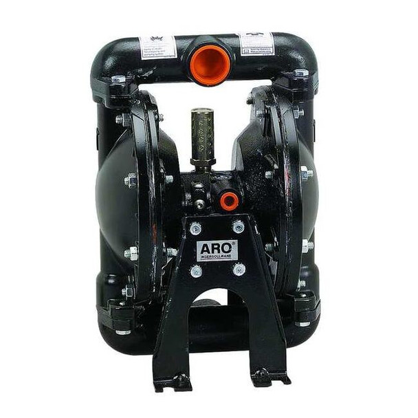 Double Diaphragm Pump, Aluminum, Air Operated, Santoprene, 35 GPM