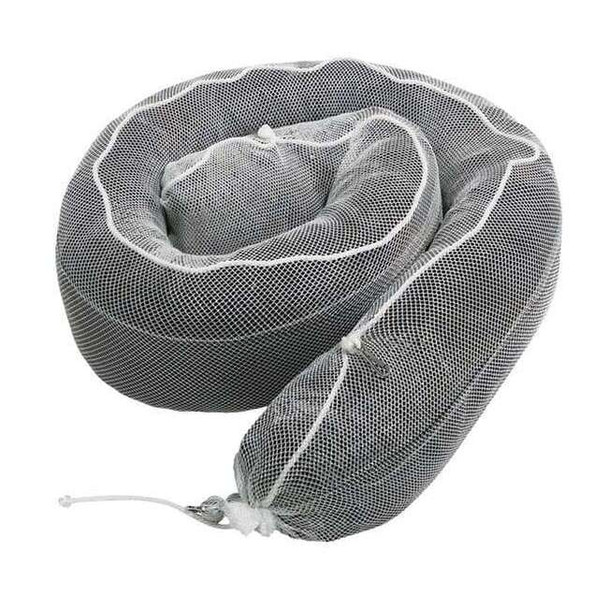 Pig Sorbent Boom, 48 gal, 8 in x 20 ft, Oil, Black, White, 2 PK BOM415
