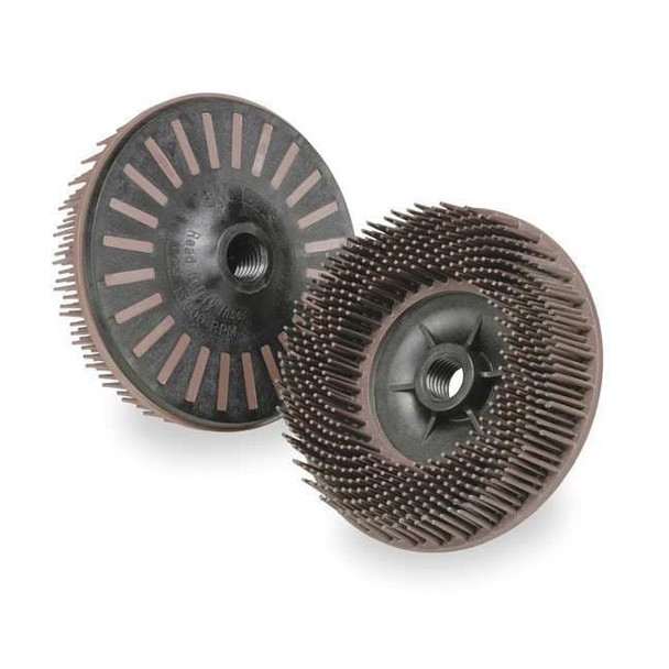 Scotch-Brite Bristle Disc,4.5 In Dia,3/4 In Trim,36G 61500189164