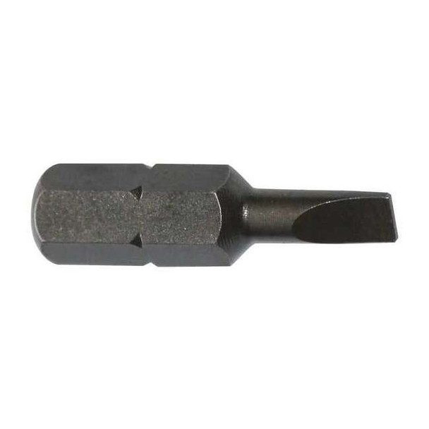 Apex Tool Group Torsion Bit, SAE, 1/4", Hex, 4F-5R, PK5 445-10-15X-5PK