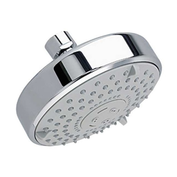 Shower Arm Mount, Rain Shower Head, Polished Chrome, Wall