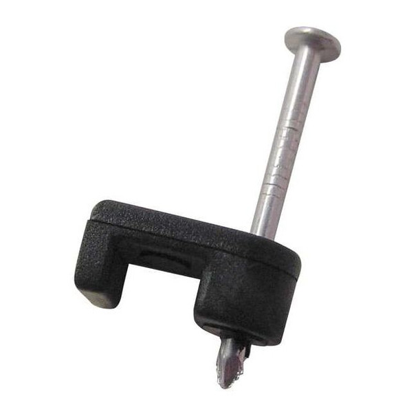 Gardner Bender Cable Staples, Plastic, Steel, 25 PK PSB-1600T