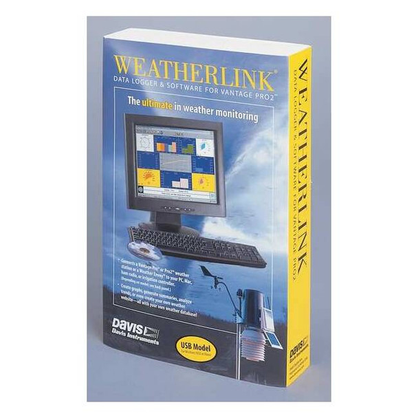 Davis Instruments WeatherLink Software, Windows, USB 6510USB