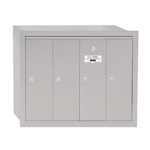 Salsbury Industries Mailbox, 30 lb, Recessed, - 3504ARU