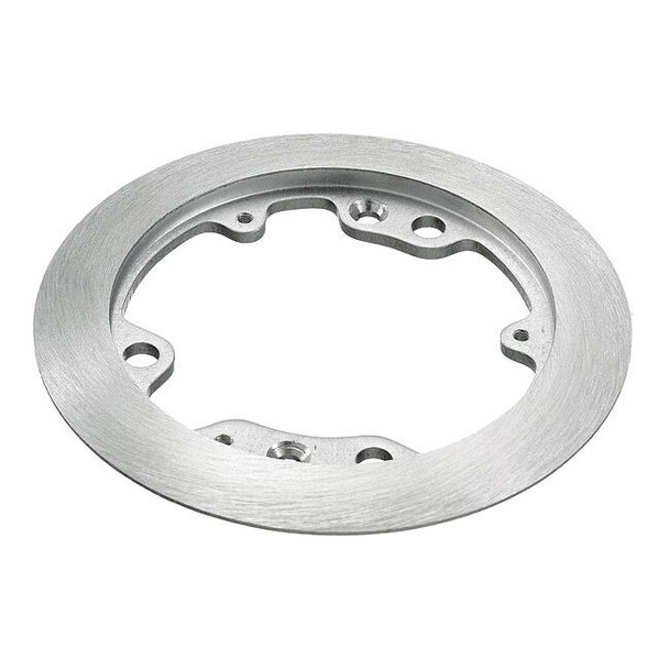 Round Carpet Flange, 1 Gang, Round, Aluminum
