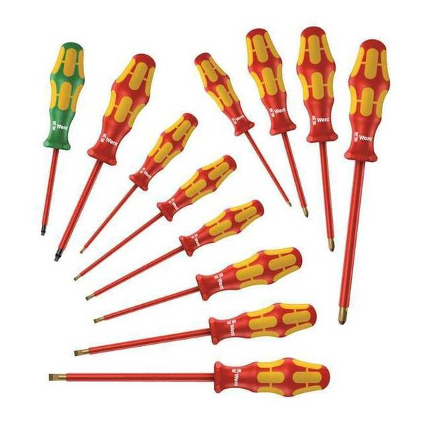 Wera InsulatedScrewdriverSet,Metric,12pcs 05347900001