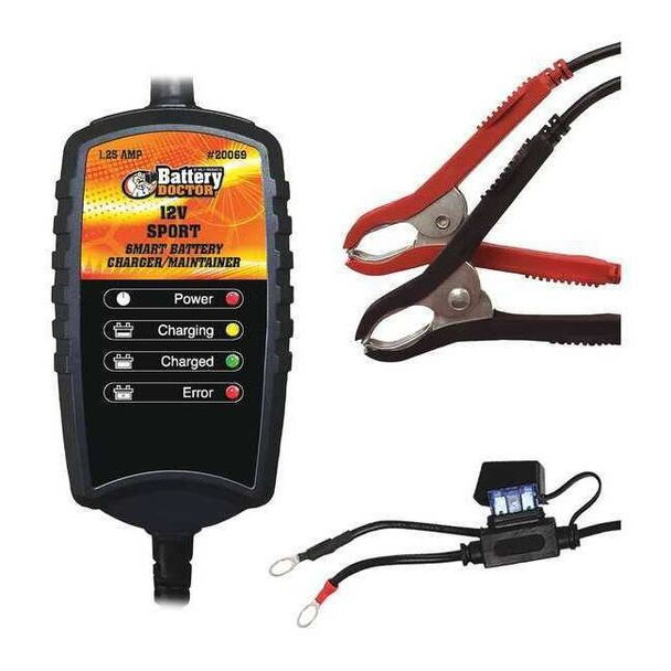 Battery Charger, Automatic Charging, Maintaining For Battery Voltage: 12