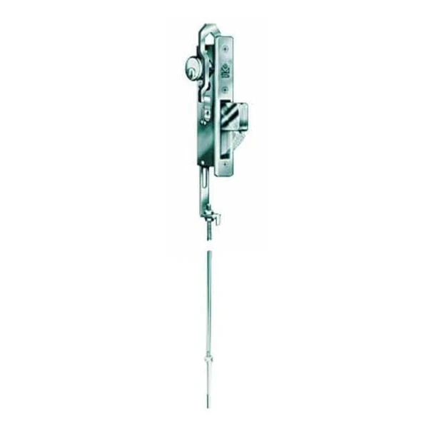 Adams Rite Deadbolt,Med.Duty,Satin Chrome 4015-18-IB
