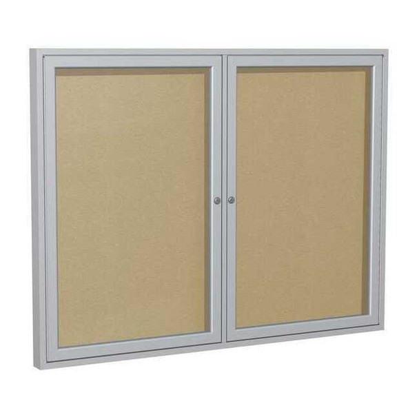 Ghent Enclosed Outdoor Bulletin Board 48"x36", Tack PA23648VX-181