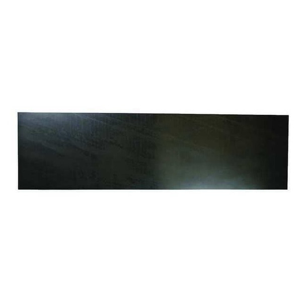 1/8" Comm. Grade Neoprene Rubber Strip, 6"x36", Black, 30A