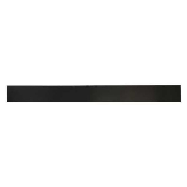 1/2" Comm. Grade Buna-N Rubber Strip, 2"x36", Black, 70A