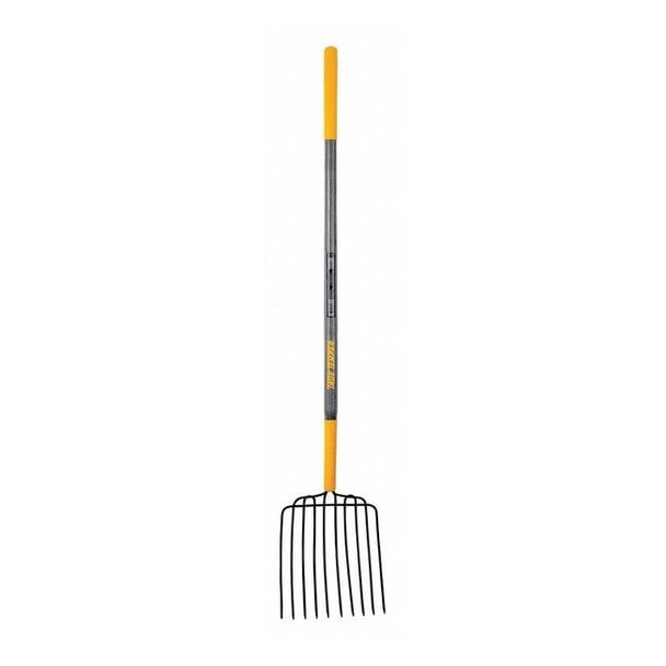 True Temper Ensilage Fork,10 Tines,Wood Handle 28124GR
