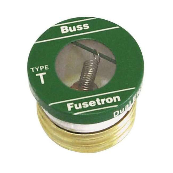Eaton Bussmann Plug Fuse, 20A, 10kA at 125V AC, 4 PK T-20