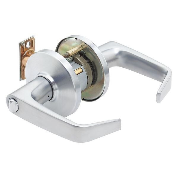 Best Lever Lockset, Mechanical, Privacy, Grade 2 9K30L15DS3626