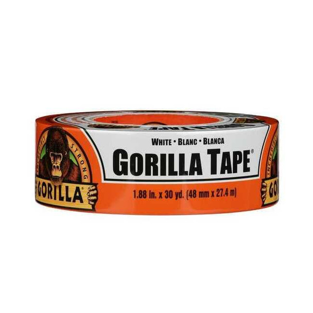 Gorilla Glue Duct Tape, White, 30 yd L, 1-7/8 in W 6025001