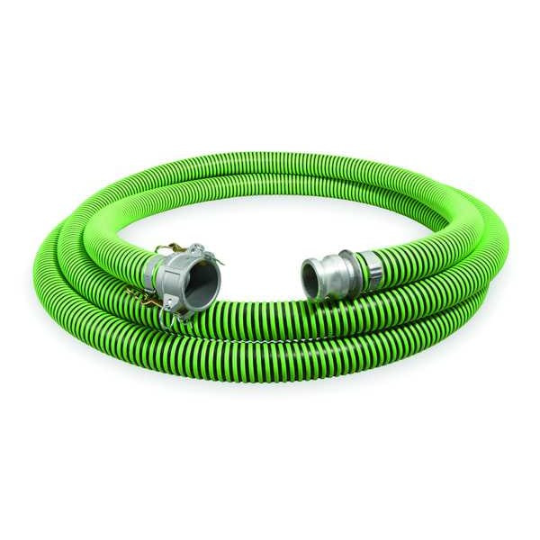 Continental 1-1/2" ID x 50 ft Discharge & Suction Hose BK/GN GH150-50CE-G