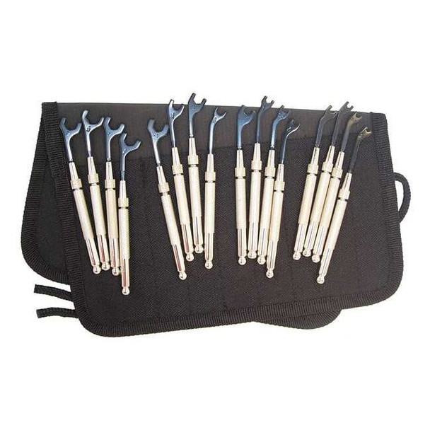 Moody Tool Open End Wrench Set,SAE/Metric,16 Pc 57-0122