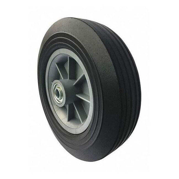 Manufacturer Varies Solid Wheel,Ribbed,10" Dia.,3 1/4" Hub L 53CM90