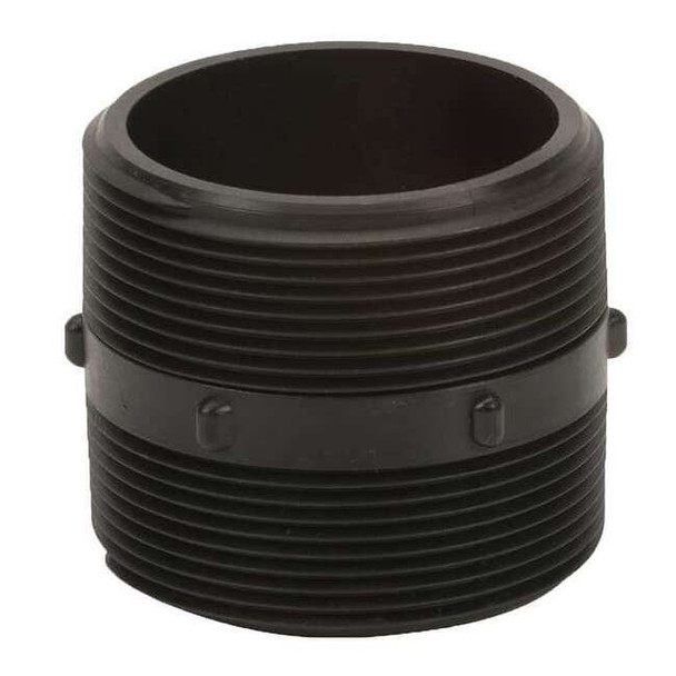Banjo Hex Nipple, Polypropylene, 3", Schedule 80, 300 psi Max Pressure NIP300-SH