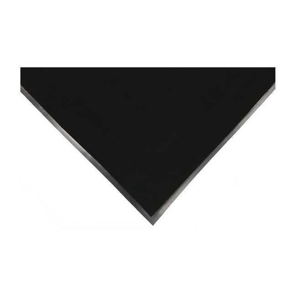 Condor Entrance Mat, Nylon, 3/8 in Thick, Black, 2 ft W x 3 ft L 49Y282