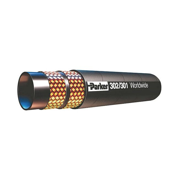 Parker Hydraulic Hose,3/8" ID,50 ft. L 302-6-BX