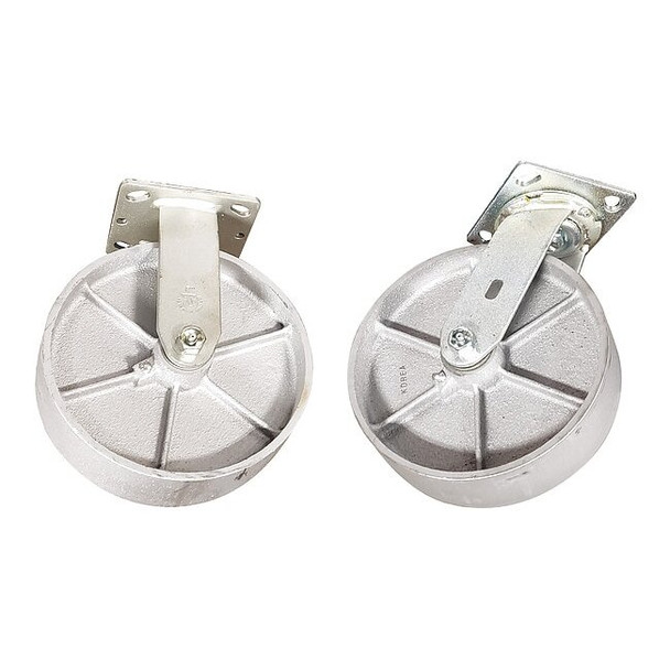 Manufacturer Varies Plate Caster,4400 lb. Ld Rating,PK4 8802