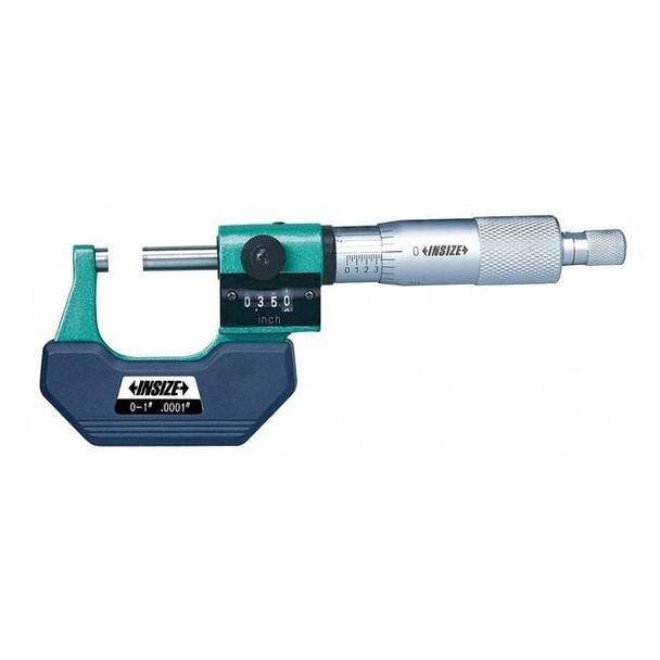 Insize Outside Micrometer,Ratchet Thimble 3400-4