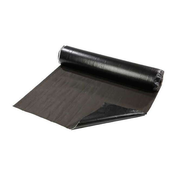 Sorbent Pad, 48 gal, 5 ft x 80 ft, Oil, Black, Polyethylene, Polypropylene
