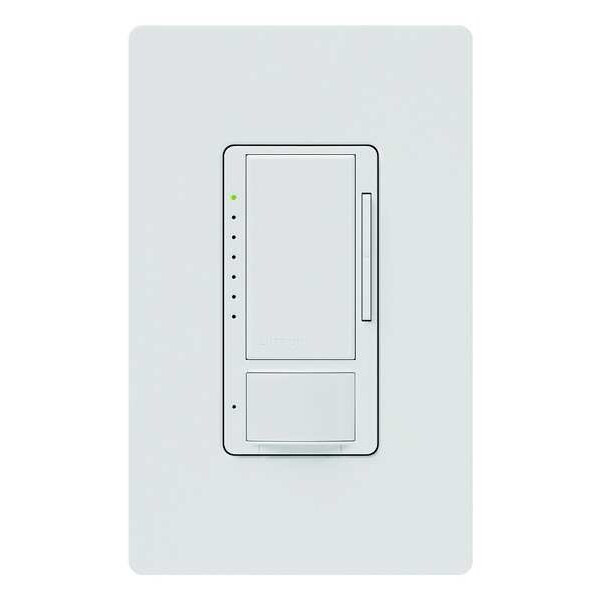Lutron Vacancy Sensor,PIR,900 sq ft,White MSCL-VP153M-WH