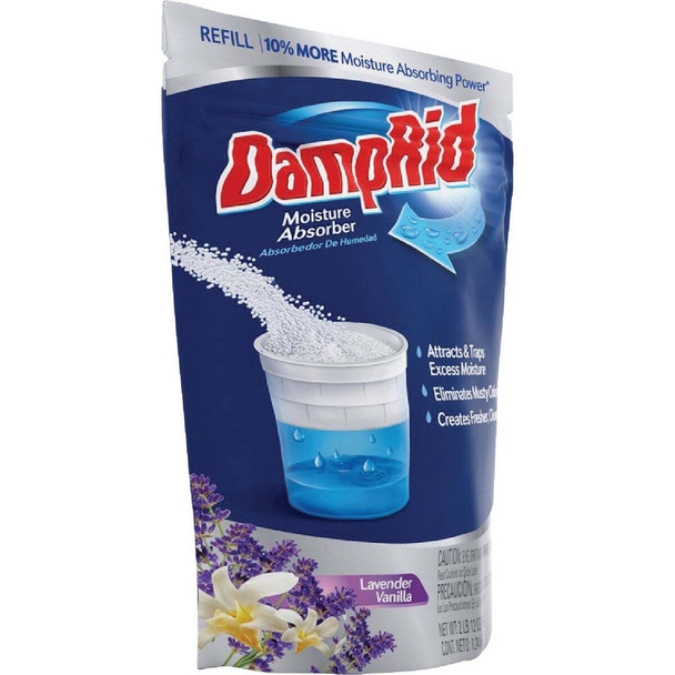 DampRid 44 Oz. Lavender Vanilla Moisture Absorber Refill FG30LVSB
