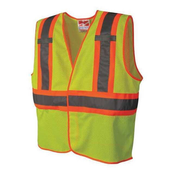 Viking Hi Vis Vest,Class 2,4XL/5XL,Lime U6110G-4XL/5XL