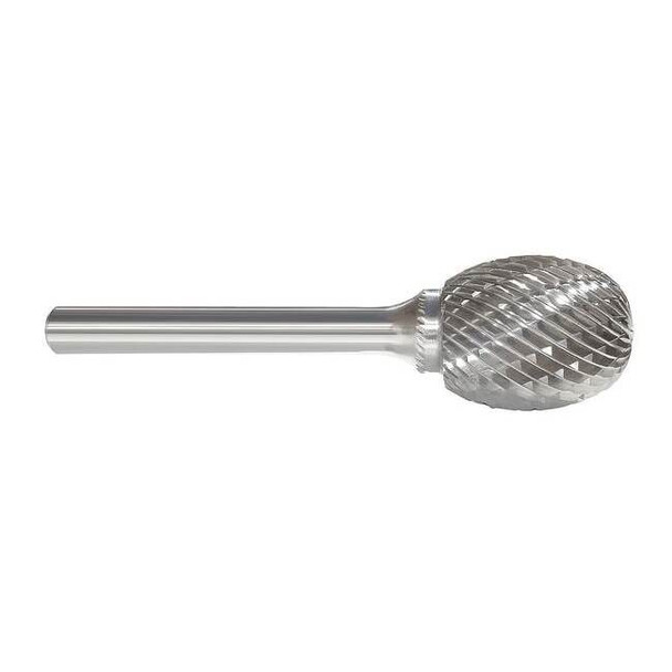 Manufacturer Varies Carbide Bur,Oval,1/4 In,1/4 Shank 310-002105C