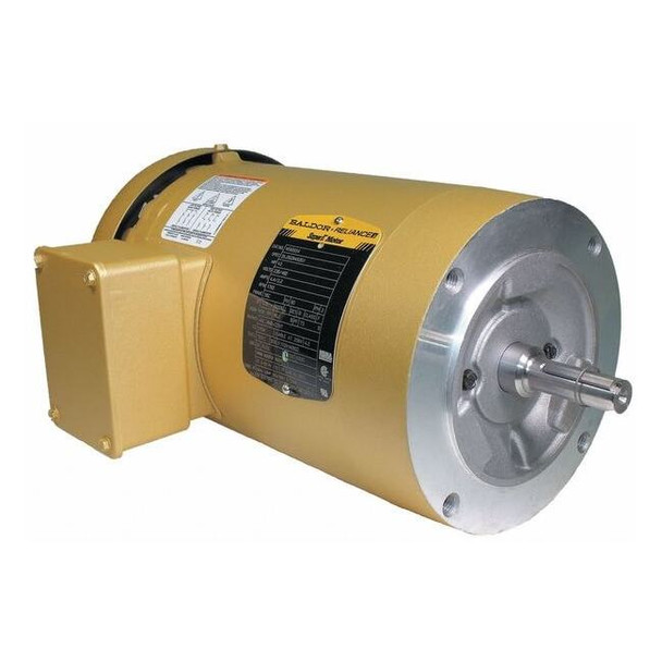 Three-Phase General Purpose Motor, 1 1/2 HP, 56C Frame, 208-230/460V AC Voltage