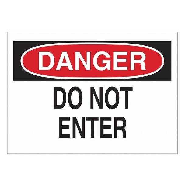 Brady Danger Label,3-1/2 In. H,5 In. W 87750