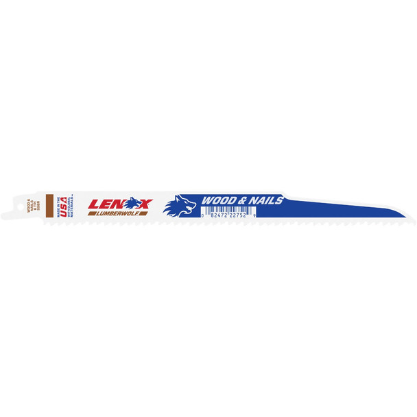 Lenox Blk 9" 6t Recip Blade 22752OSB956R Pack of 50