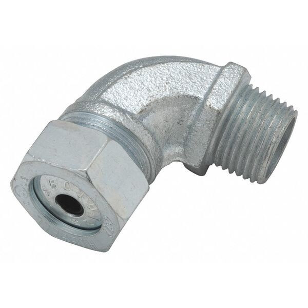 Raco Cord Connector, Silver, 1-51/64" L, Iron 3792-2