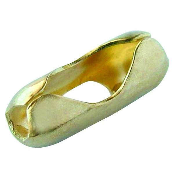 Lucky Line Ball Chain Coupling,Gld,Yel Brs,PK25 32025