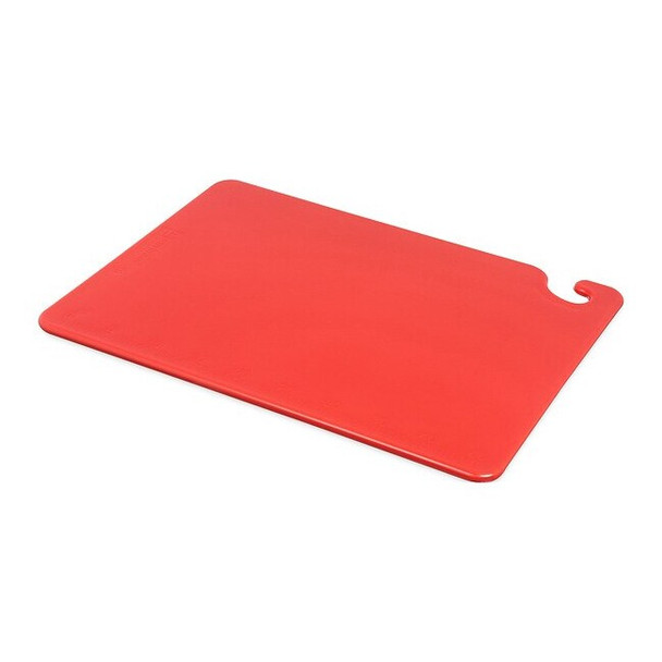 San Jamar Cutting Board,20 x 15 x 1/2 In,Red CB152012RD