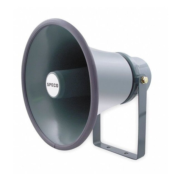 Speco Technologies Horn,Weatherproof,11 x 8 In,15W,70/25V SPC15T