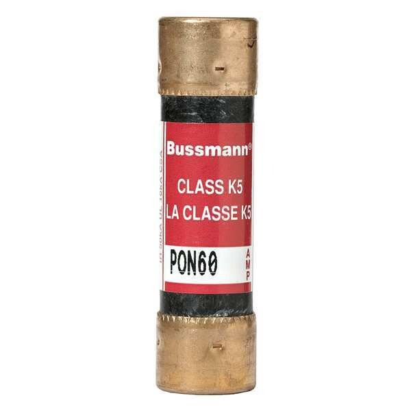 Midget Fuse, Time-Delay, 60A, 250V AC, Non-Indicating, 10kA at 250V AC